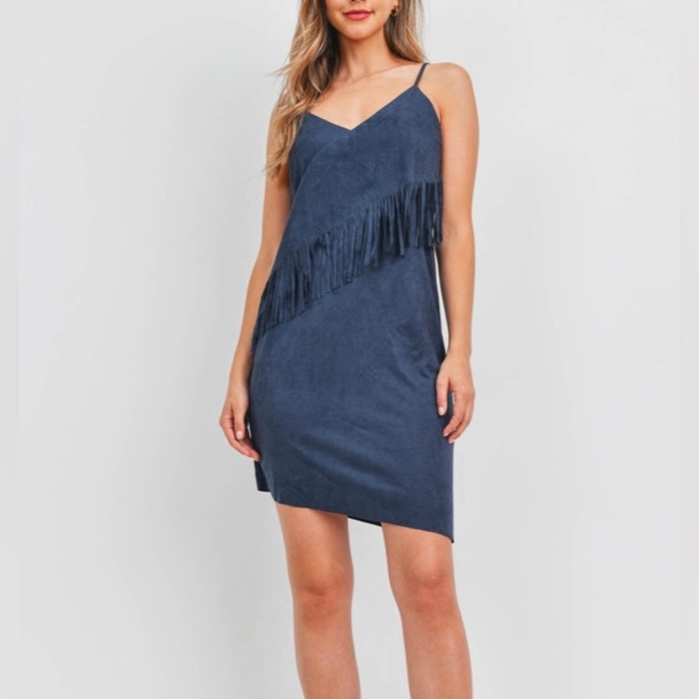 Ontwelfth Navy Fringe Dress